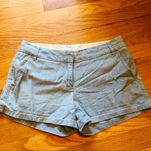 Chambray shorts from J Crew, size 2